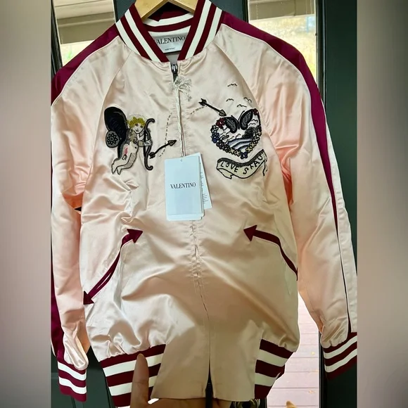 NWT Valentino Silk Bomber size 42